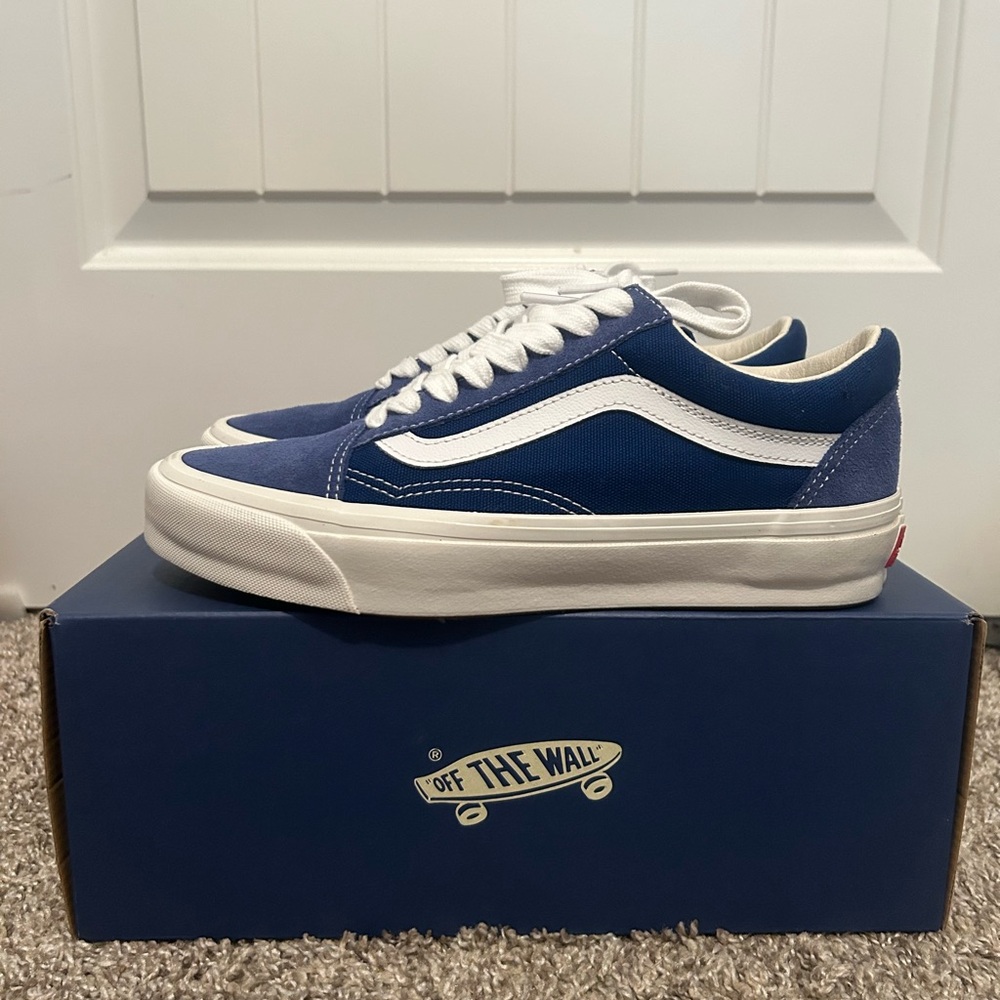 Premium Lx Vans Old Skool Sneakers - Suede Blue